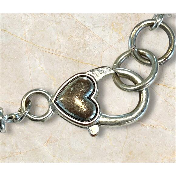 Silver-tone Christmas Charm Bracelet Holiday European Style Slider Glass Beads - Picture 10 of 11